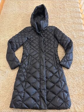 North Face Transit Triple C 550 Down Parka Puffer Winter Jacket, Knee Length, XS
